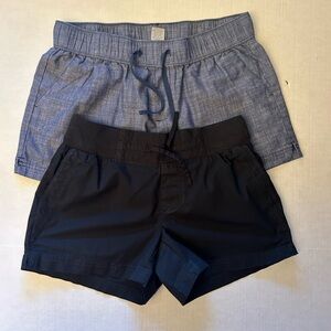 BCG Black and Blue Drawstring casual women’s Shorts bundle of 2. Sz-S.  E7